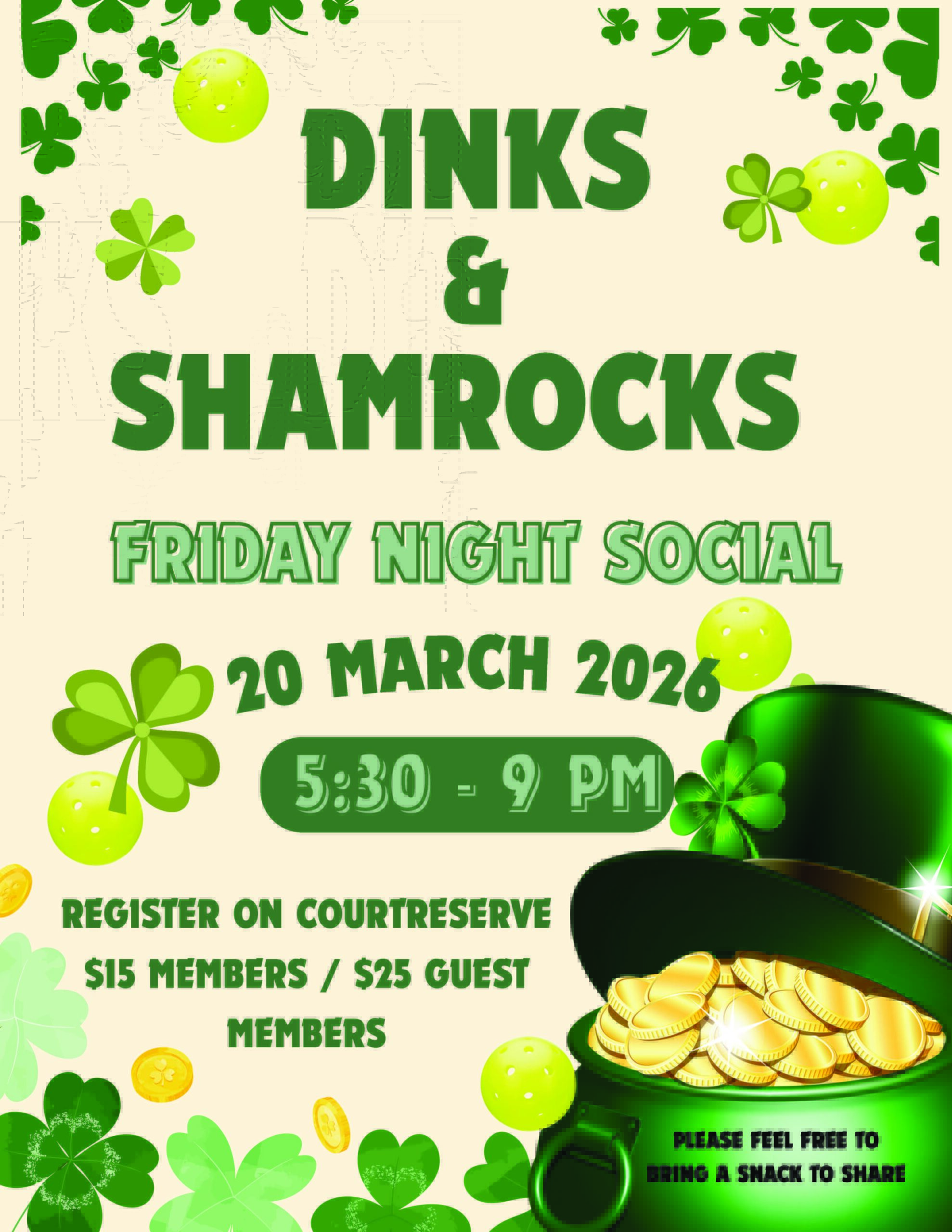 Dinks & Shamrocks - Ocean State Pickleball Club